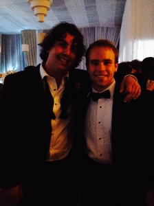 With Moises, a good friend from college and the best man of the wedding!
